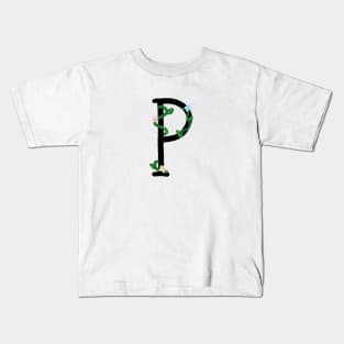 "P" initial Kids T-Shirt